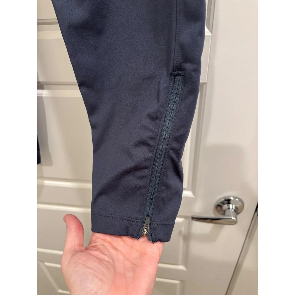 Mondetta Outdoor Project Mens Blue Athletic Jogger Pants Ankle Zip Medium